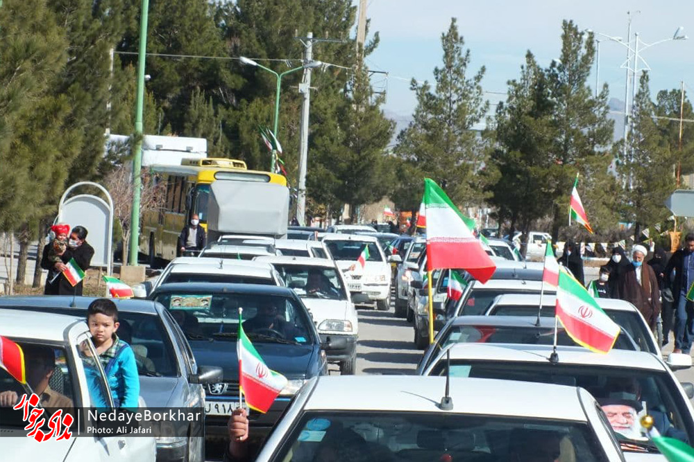 تصاویر | راهپیمایی ۲۲ بهمن ۹۹ در شهر کمشچه برخوار