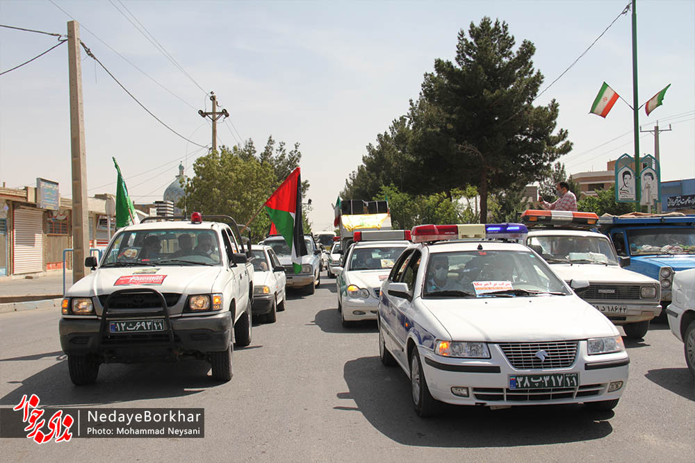 تصاویر | کاروان خودرویی گرامیداشت روز جهانی قدس در برخوار