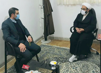 دیدار رئیس مرکز آموزش فنی و حرفه ای برخوار با امام جمعه شهر دستگرد برخوار
