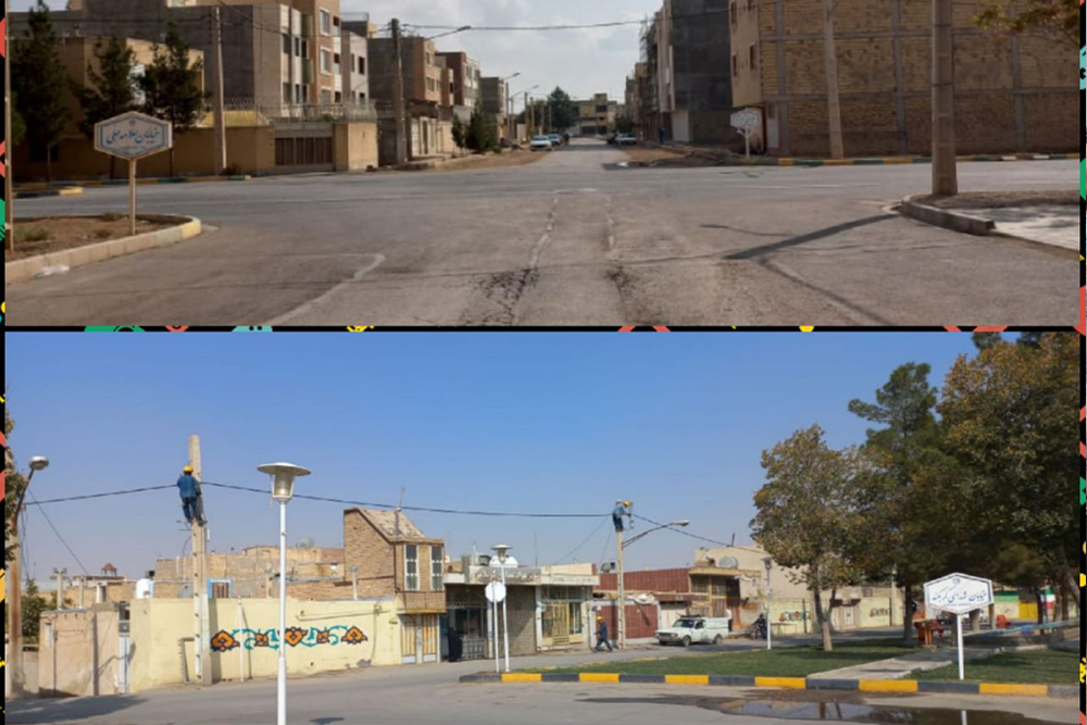بهسازی شبكه محلات شهرستان برخوار با اعتباری بالغ بر ۵۵ میلیارد ریال