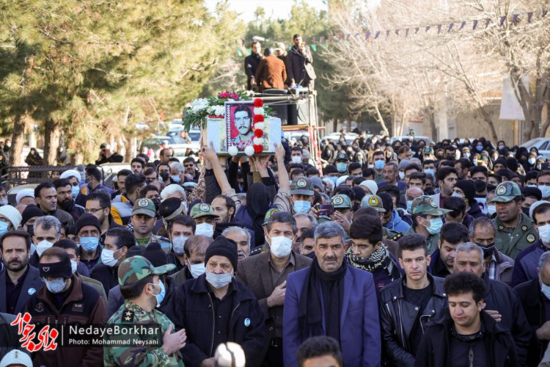 خاکسپاری شهید حسن نوربخش