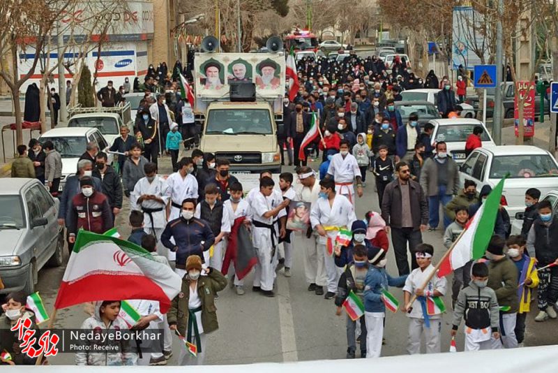 راهپیمایی ۲۲ بهمن دستگرد برخوار