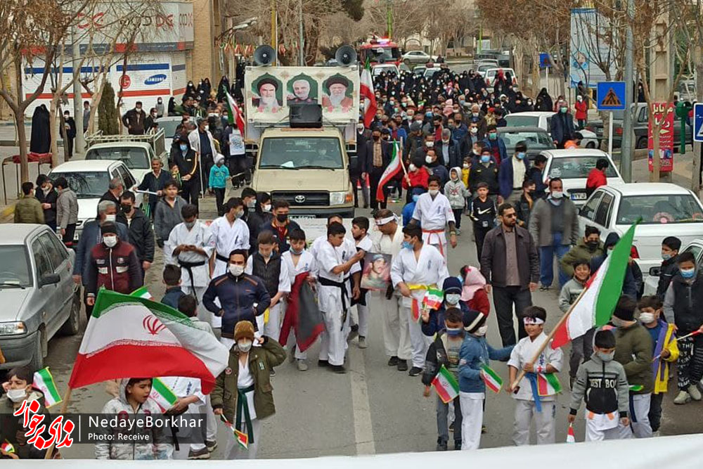 تصاویر | راهپیمایی ۲۲ بهمن ۱۴۰۰ در شهر دستگرد برخوار