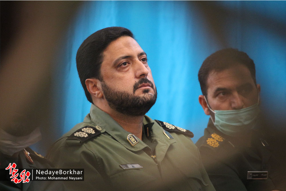 سرهنگ موسوی فرمانده ناحیه مقاومت بسیج برخوار شد