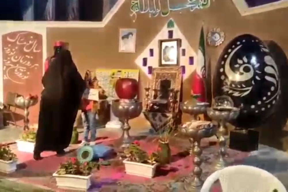 فیلم | سفره هفت سین شهرداری دستگرد برخوار به یاد سردار دلها