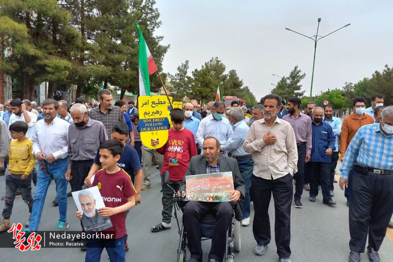 راهپیمایی روز قدس در خورزوق