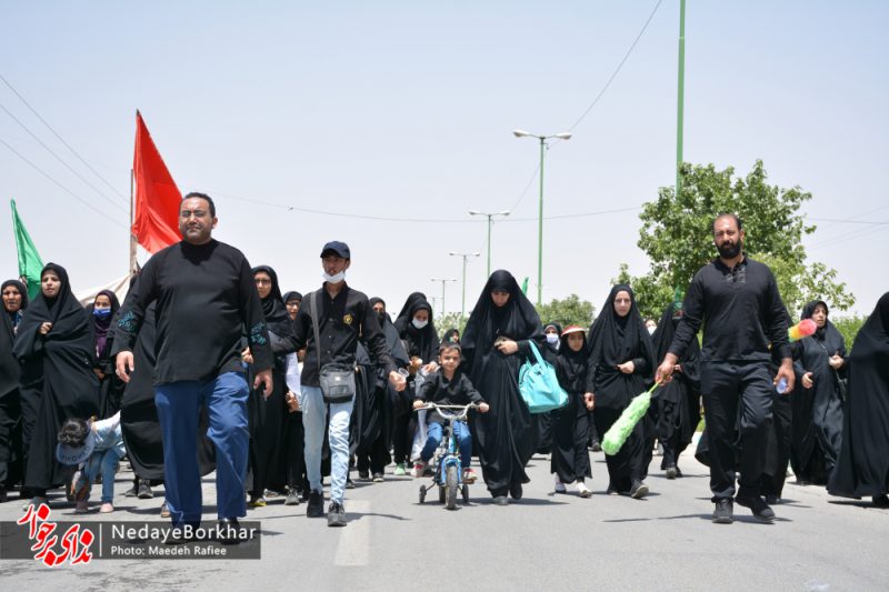قافله عزاداری امام صادق در دولت آباد