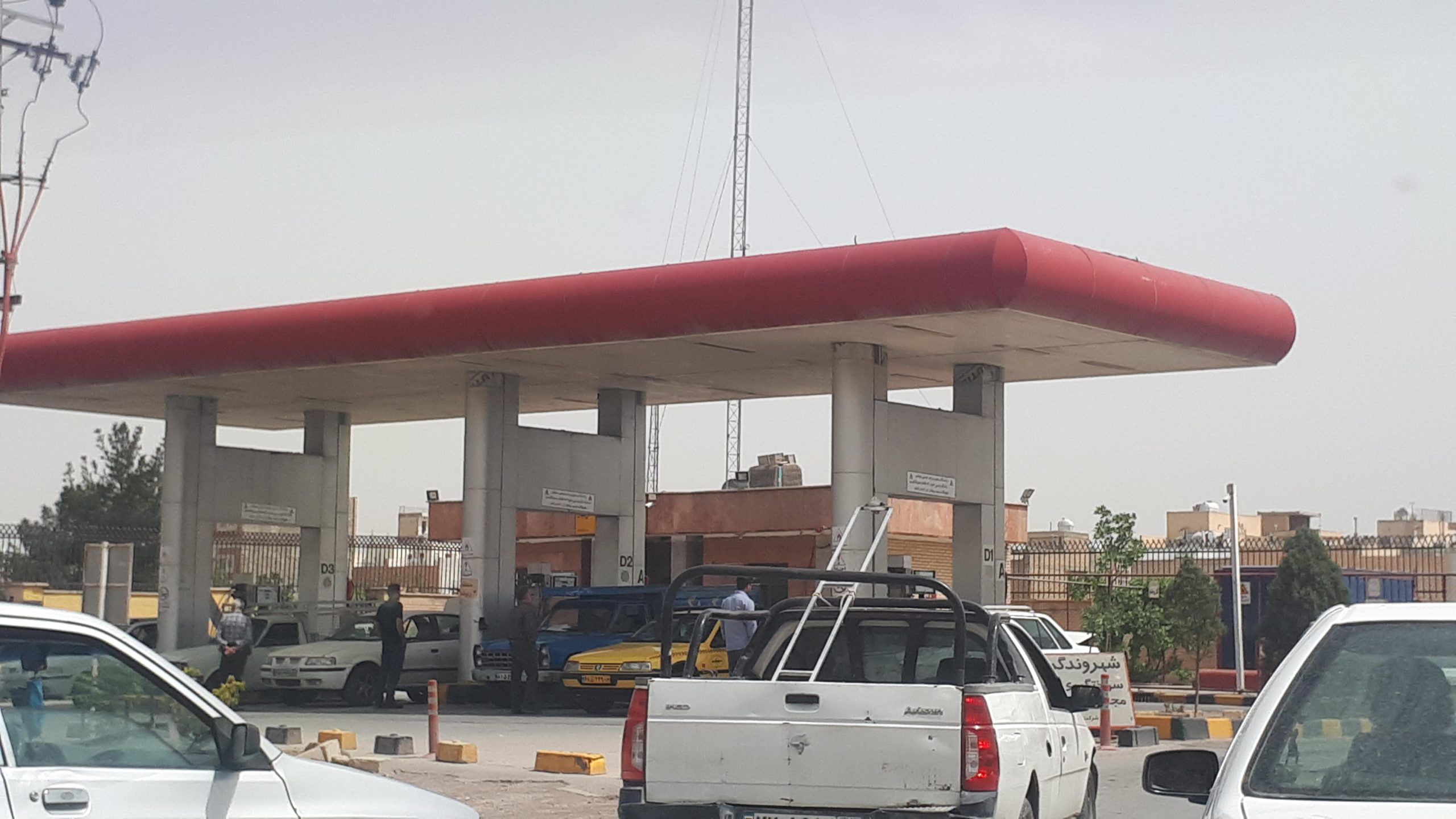 تعطیلی جایگاه cng شهر حبیب آباد