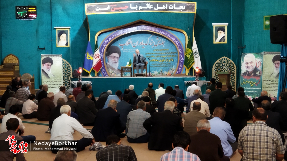 همایش یاوران انقلاب در امامزاده نرمی برگزار شد + تصاویر