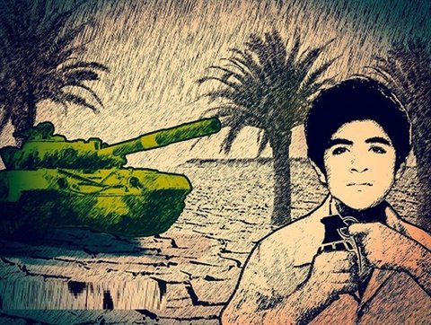 به یاد رهبر ۱۳ ساله