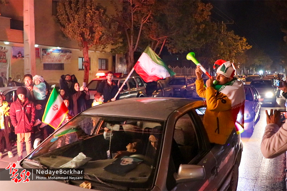 تصاویر | جشن پیروزی تیم ملی ایران در دولت آباد