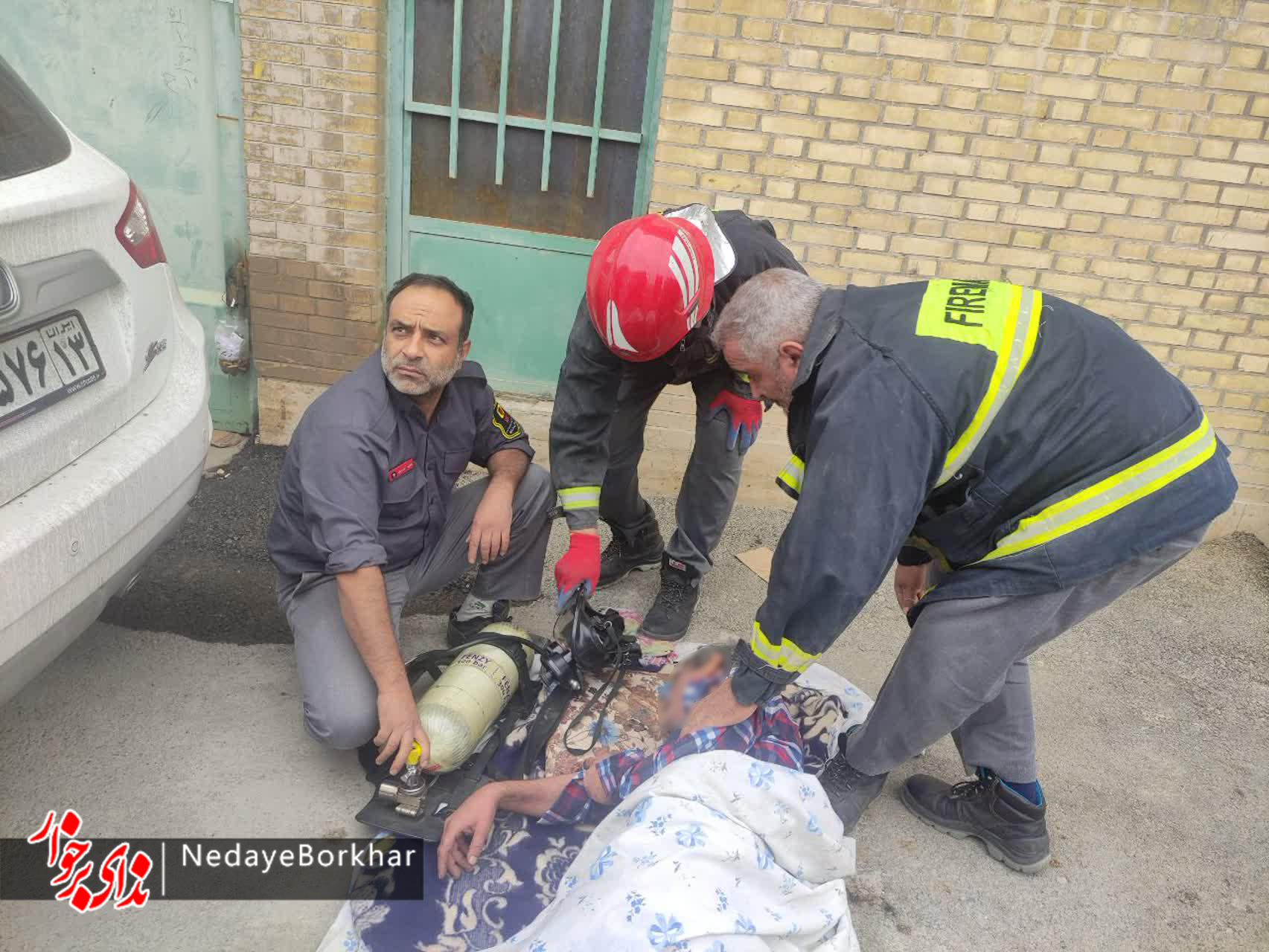 گازگرفتگی در دولت آباد یک نفر را مسموم کرد + تصاویر