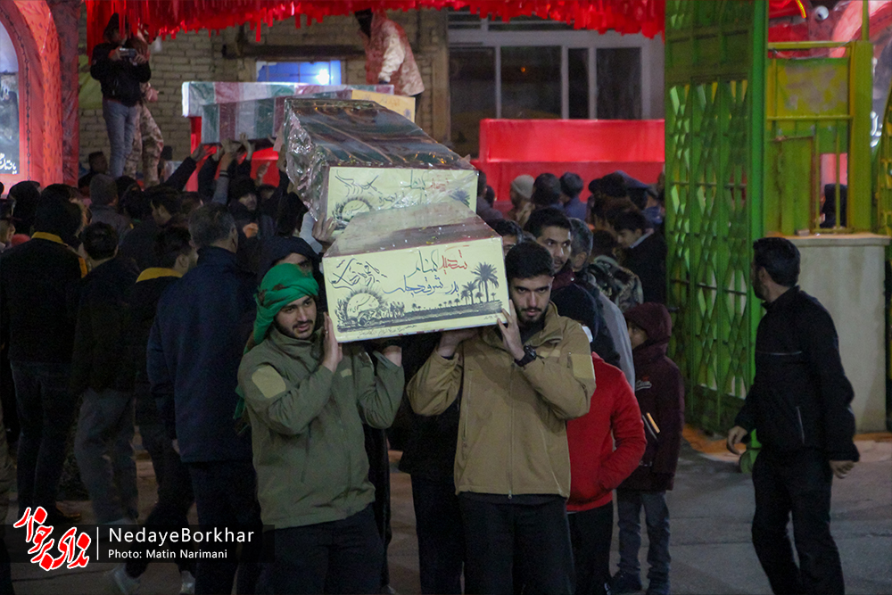 تصاویر | استقبال از کاروان اهالی بهشت در امامزاده نرمی