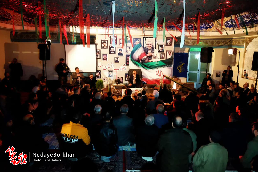 مراسم بزرگداشت سالگرد حاج قاسم سلیمانی در دولت آباد برگزار شد + تصاویر