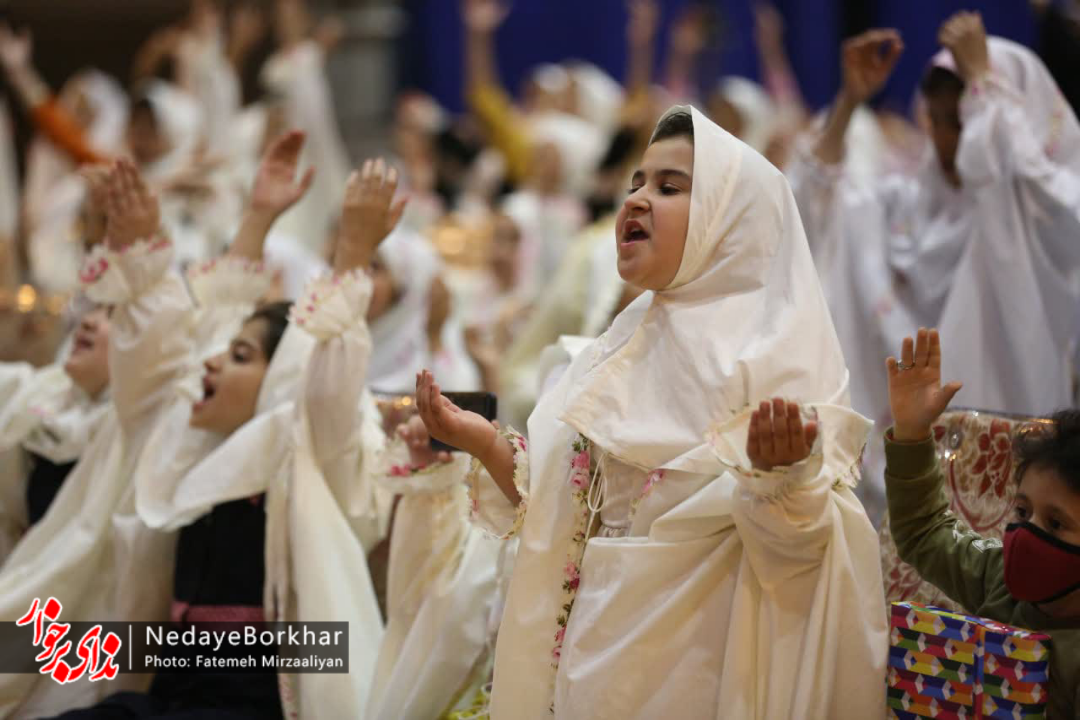 فیلم | جشنی سراسر شور و نشاط برای دختران روزه اولی شهرستان برخوار