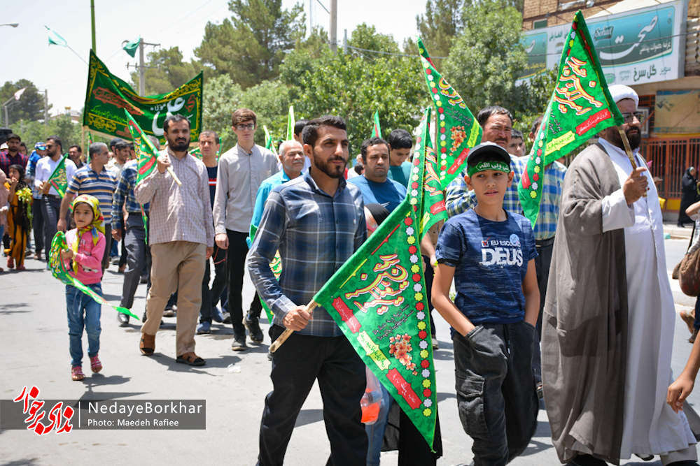 تصاویر | جشن ۴ کیلومتری عید غدیر در دولت آباد