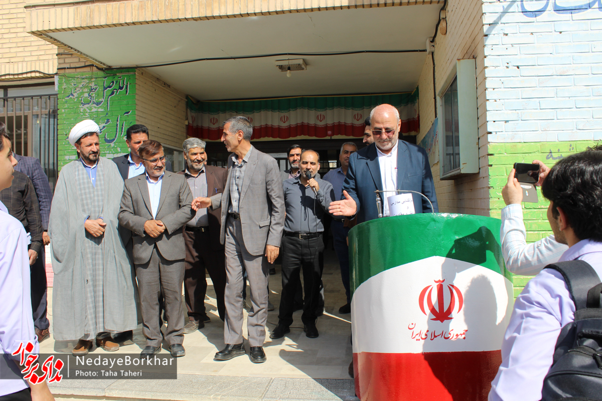 تصاویر| زنگ مهر و مقاومت در دبیرستان امام سجاد(ع) دولت آباد