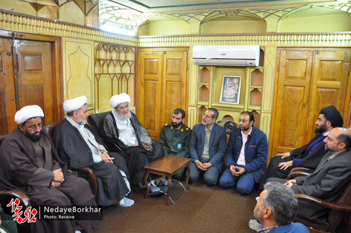 دیدار مسئولان شهرستان برخوار با آیت‌الله مظاهری + تصاویر