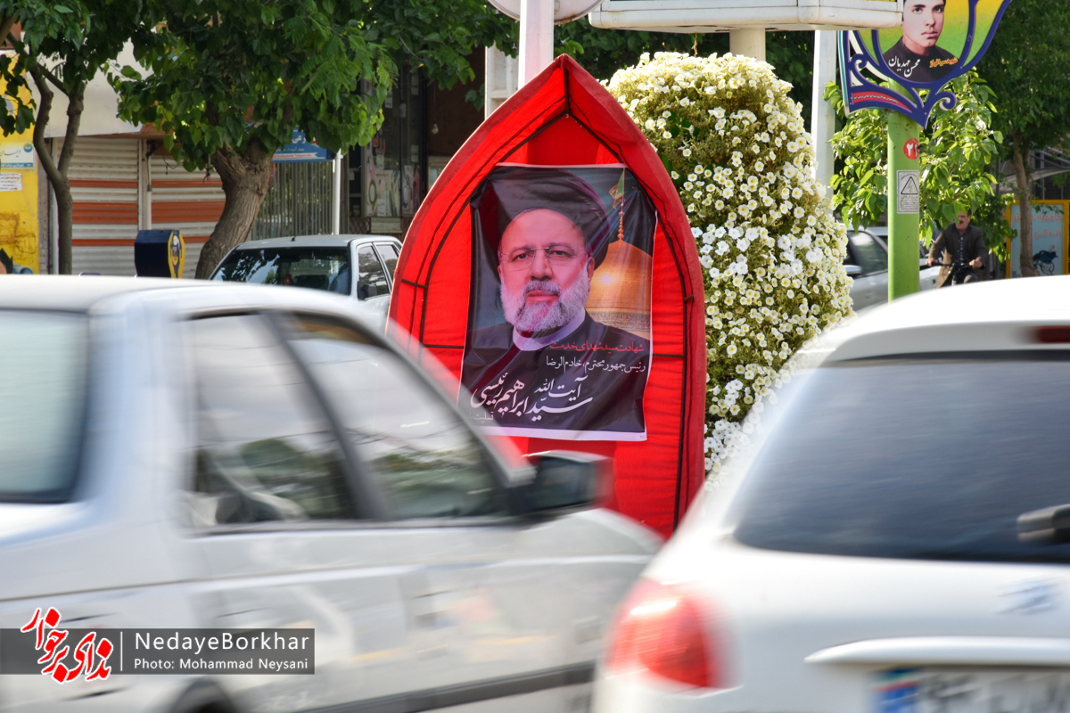 تصاویر| شهرستان برخوار در سوگ سیدالشهدای خدمت