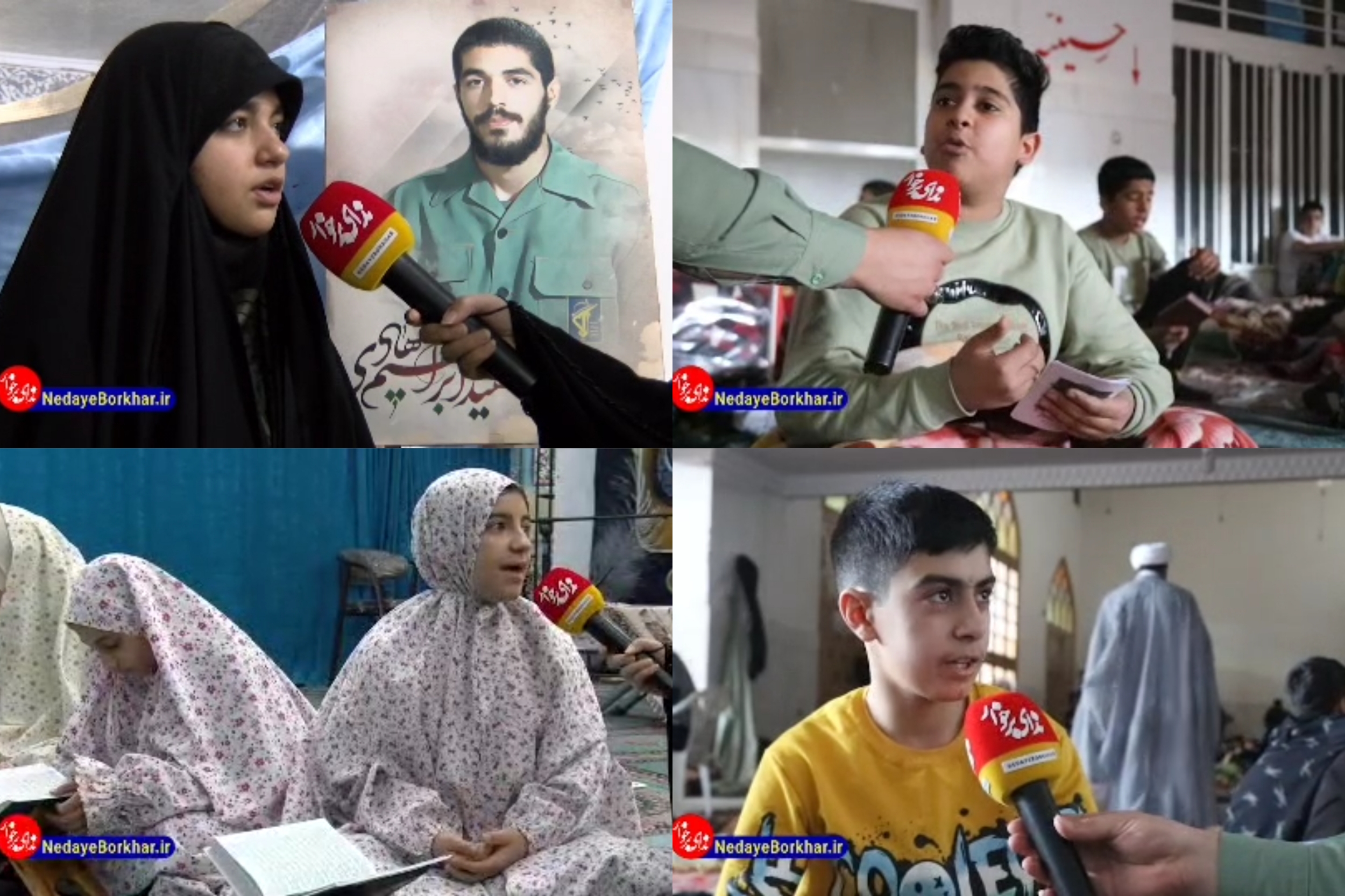 دانش‌آموزان معتکف برخواری از ۳ روز دلدادگی می‌گوید+ فیلم