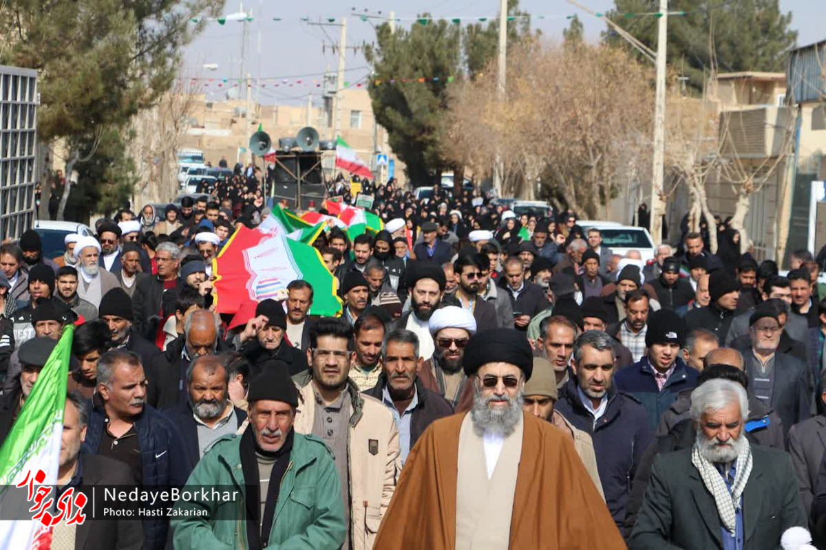 تصاویر| راهپیمایی یوم‌الله ۲۲ بهمن در حبیب آباد