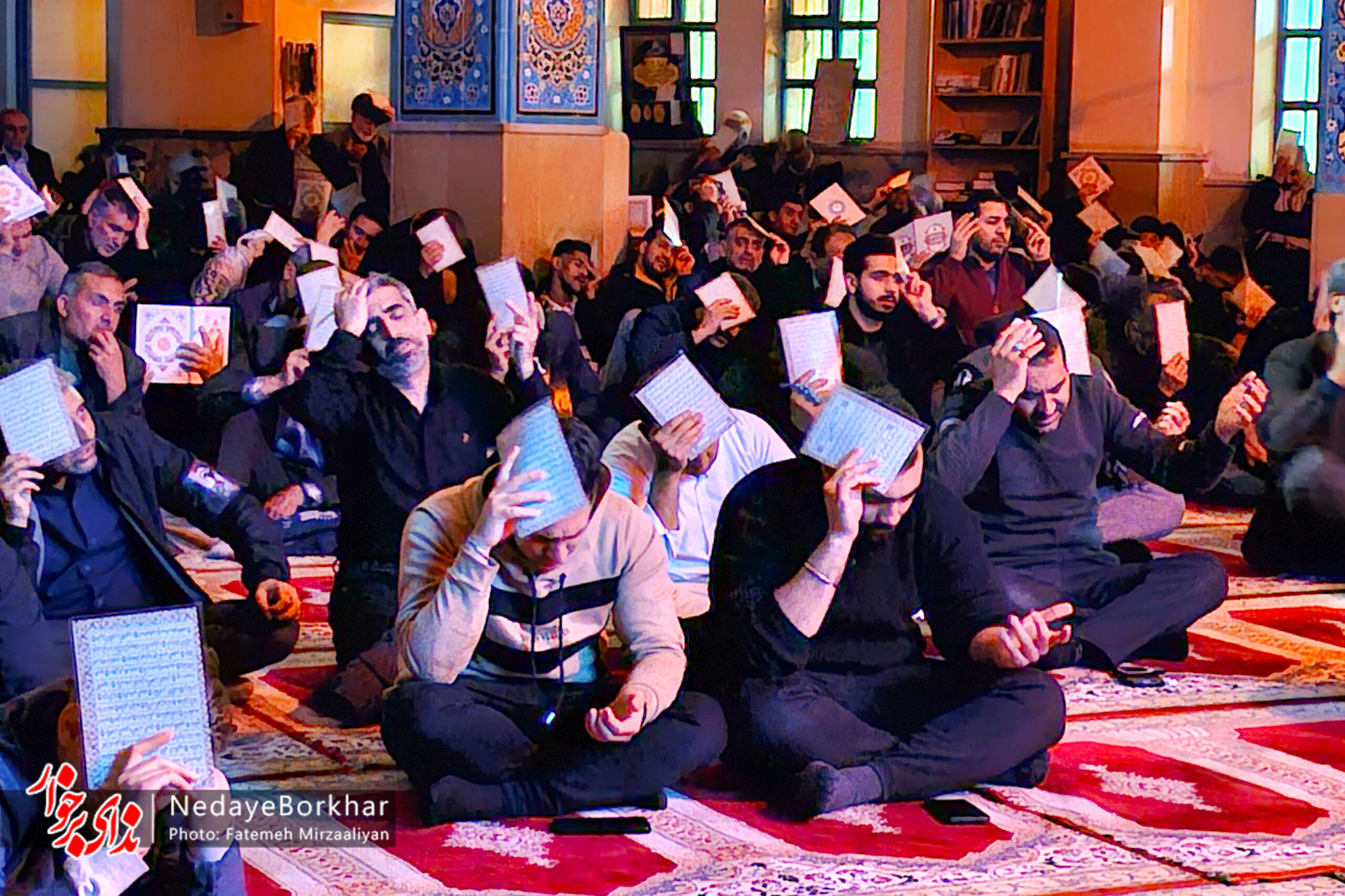 تصاویر| احیای سومین شب قدر در امامزاده ادهم دستگرد برخوار