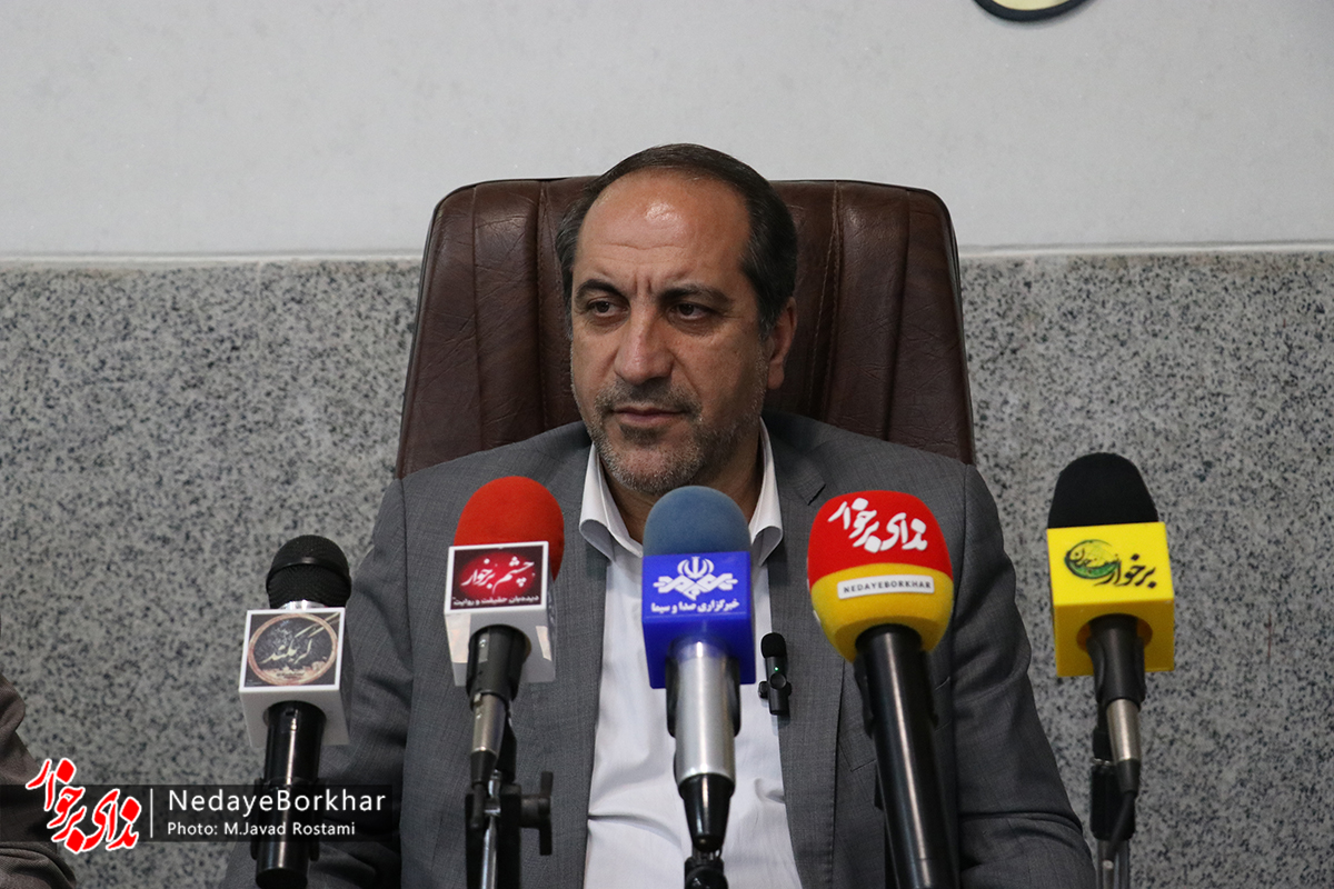 نشست خبری معاون سیاسی استاندار اصفهان با اصحاب رسانه برخوار