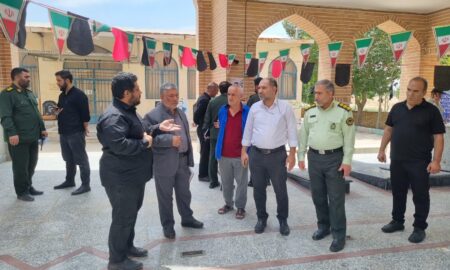 دیدار مسئولان برخوار با خانواده شهید حسین معینی+ تصاویر
