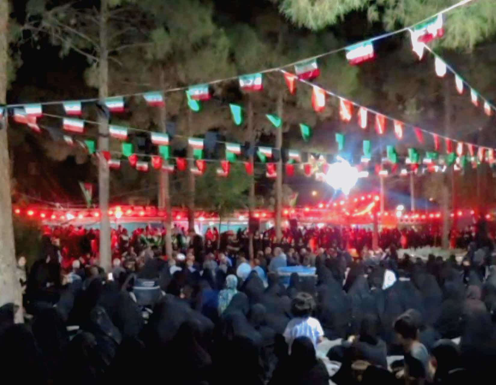 اجتماع باشکوه عزاداران رضوی در شهر خورزوق+ فیلم