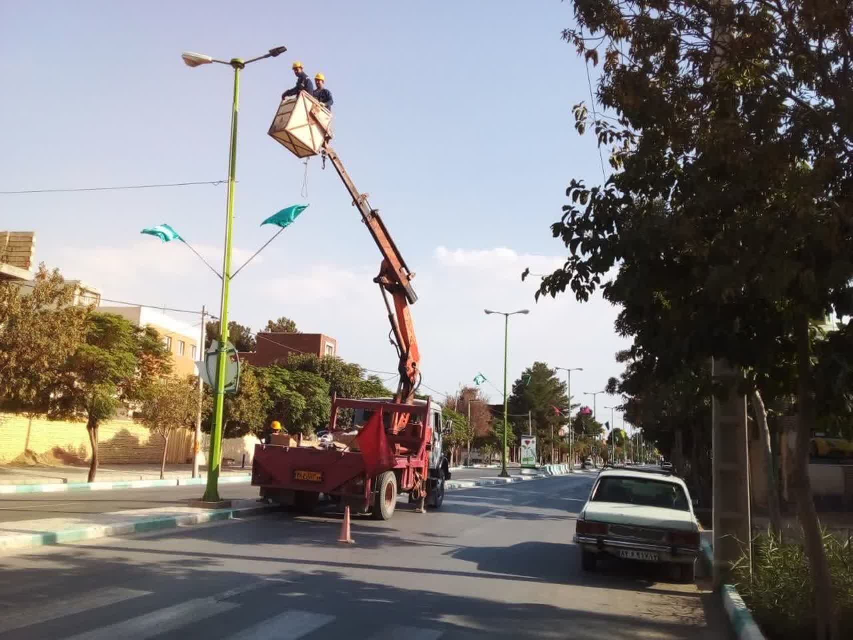 آغاز «انقلاب نوری» در معابر برخوار با امضای تفاهم‌نامه مشترک