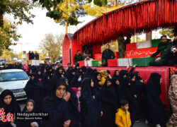 تصاویر| تجلی وحدت و وفاداری در مراسم استقبال از شهدای گمنام در شهر دولت‌ آباد