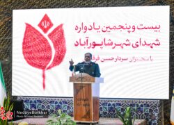 تصاویر| بیست و پنجمین یادواره شهدای شهر شاپورآباد