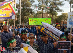 تصاویر| راهپیمایی یوم‌الله ۱۳ آبان در دولت آباد