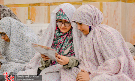 تصاویر| آیین معنوی اعتکاف دانش‌آموزان دختر شهرستان برخوار