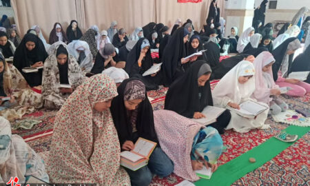 تصاویر| آیین معنوی اعتکاف دانش‌آموزی در کمشچه