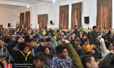 تصاویر| جشن تکلیف دانش‌آموزان پسر شهرستان برخوار
