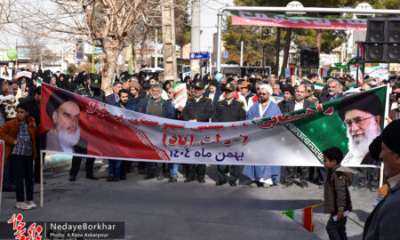 تصاویر| حضور پرشور مردم دولت آباد در راهپیمایی یوم‌الله ۲۲ بهمن