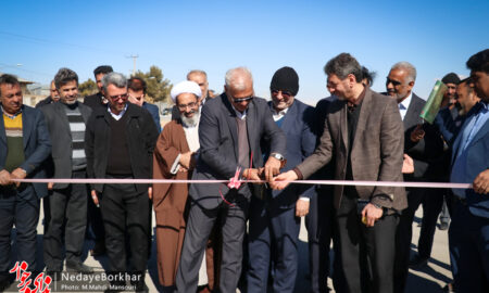 فاز اول و دوم بلوار کشاورز شهر دستگرد برخوار افتتاح شد