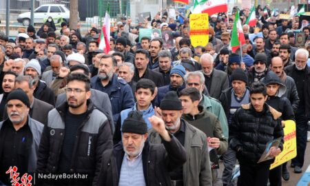 تصاویر| راهپیمایی روز جهانی قدس در شهر حبیب آباد