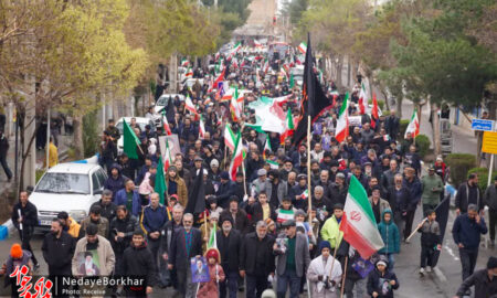 تصاویر| راهپیمایی روز جهانی قدس در خورزوق