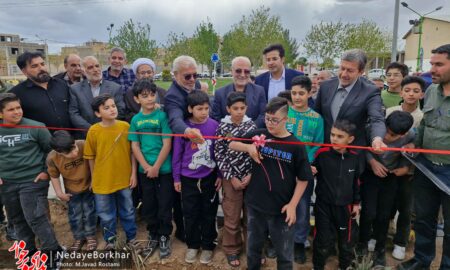 افتتاح و کلنگ‌زنی ۳ پروژه عمرانی، فرهنگی و آموزشی در دستگرد برخوار