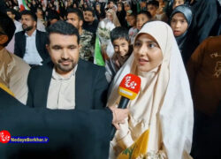 ببینید| آغاز زندگی مشترک ۵۵ زوج جان‌فدا در شهرستان برخوار