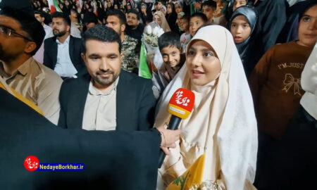 ببینید| آغاز زندگی مشترک ۵۵ زوج جان‌فدا در شهرستان برخوار