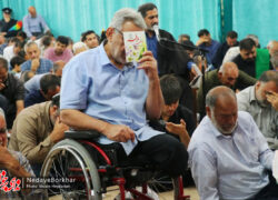 تصاویر| زمزمه عاشقانه دعای عرفه در آستان مقدس امامزاده نرمی