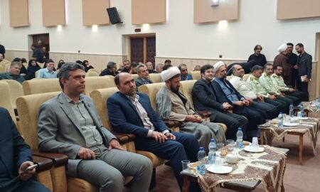 آیین تجلیل از خادمان غدیر و گردهمایی هیأت‌های مذهبی شهرستان در ابتدای محرم+ تصاویر