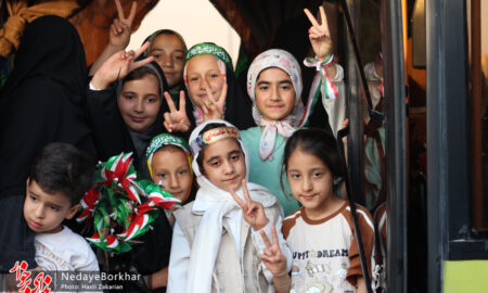 تصاویر| اتوبوس شادی «حماسه غدیر» شهر حبیب آباد در سطح شهرستان برخوار