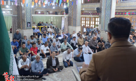 تصاویر| جلسه پیگیری حق‌آبه کشاورزان برخوار و شاهین‌شهر در دولت آباد