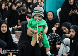 تصاویر| شیرخوارگان حسینی در آستان مقدس امامزاده نرمی