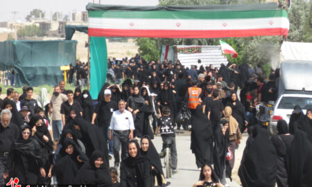 تصاویر| گام‌های عاشقی جاماندگان اربعین در کمشچه