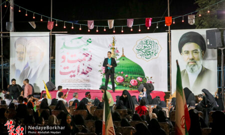 تصاویر| موج ۱۸۲ تجمع مردم دولت آباد در شب میلاد پیامبر (ص)